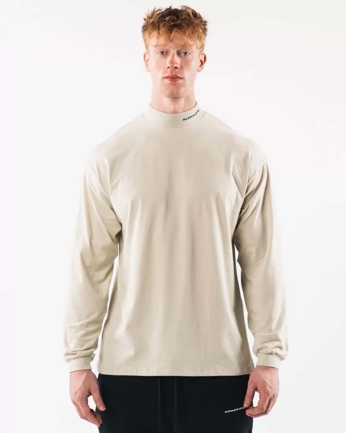 Online Brushed Core Mock Neck Ls Men Shirts