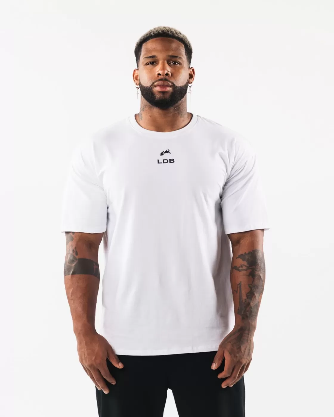 Hot Brushed Crest Tee Men Shirts