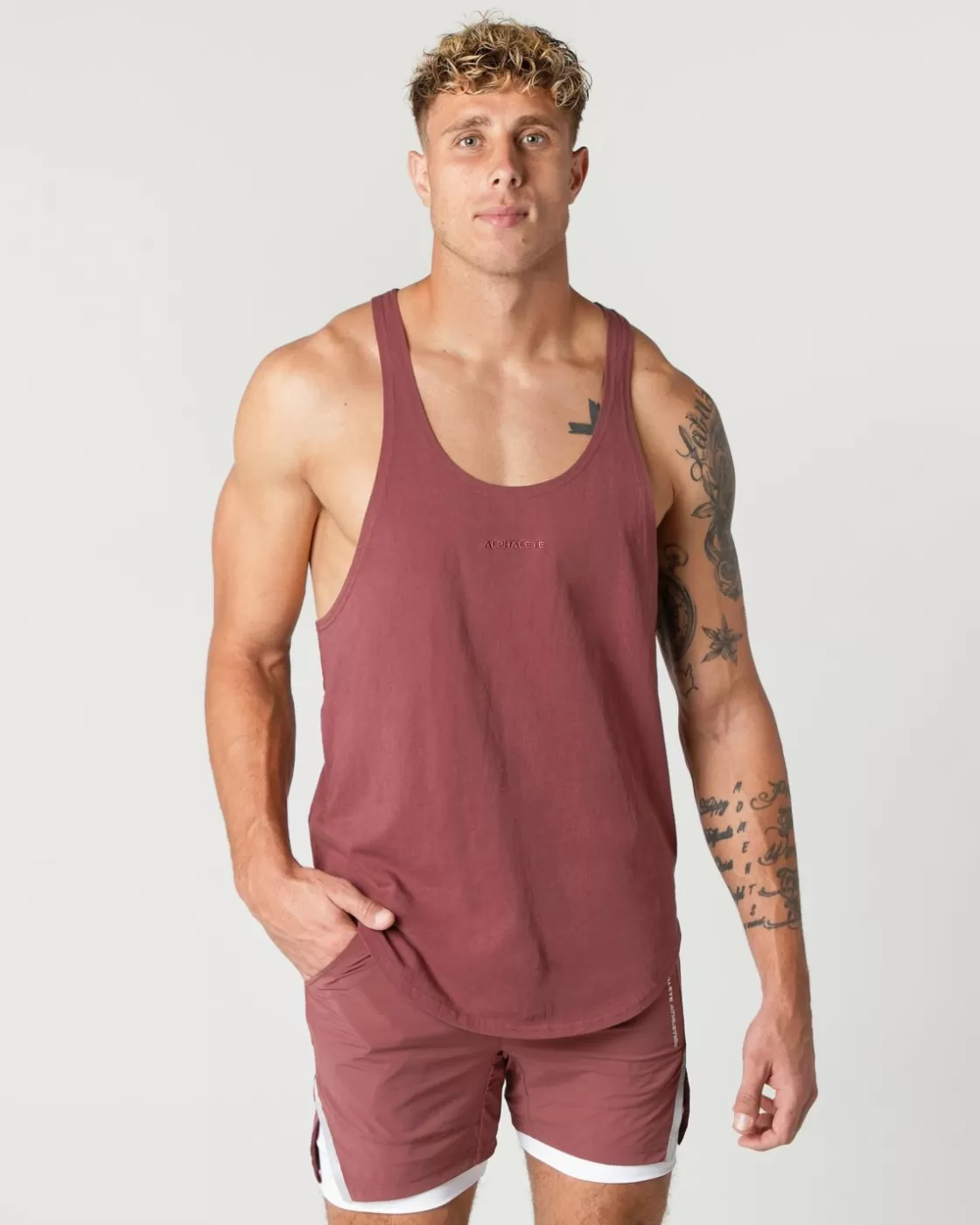 Cheap Heavy Cotton Core Stringer Men Tanks & Stringers