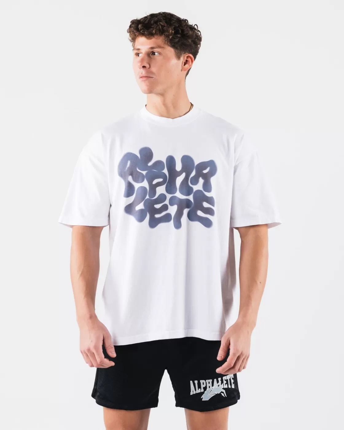 Outlet Radial Blur Tee Men Shirts