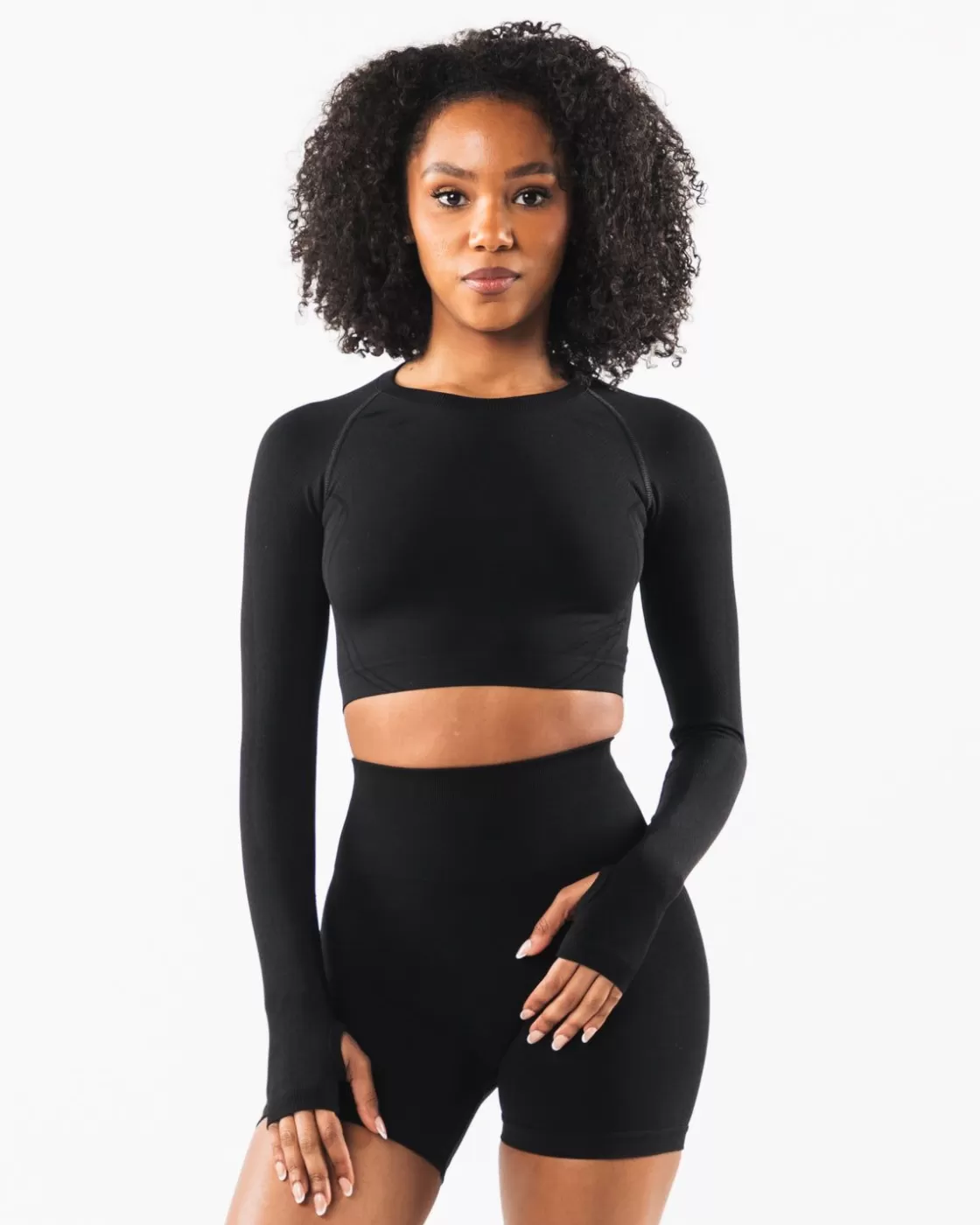 Hot Stratus Ls Crop Women Long Sleeves