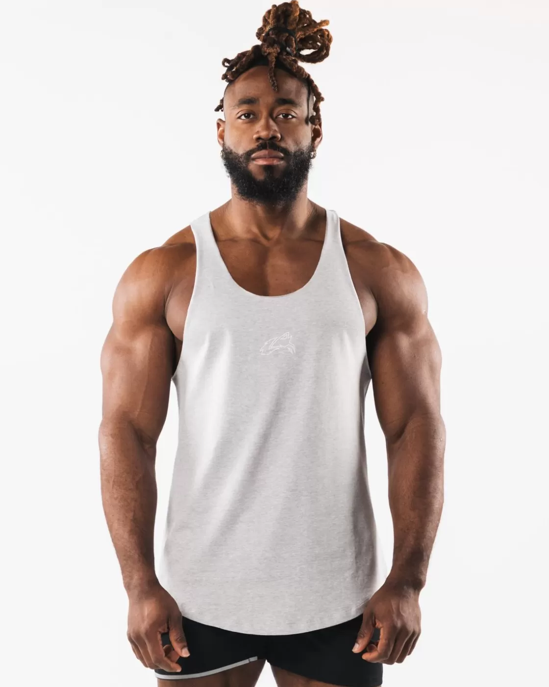 Best Wolf Head Raw Cut Tank Men Tanks & Stringers