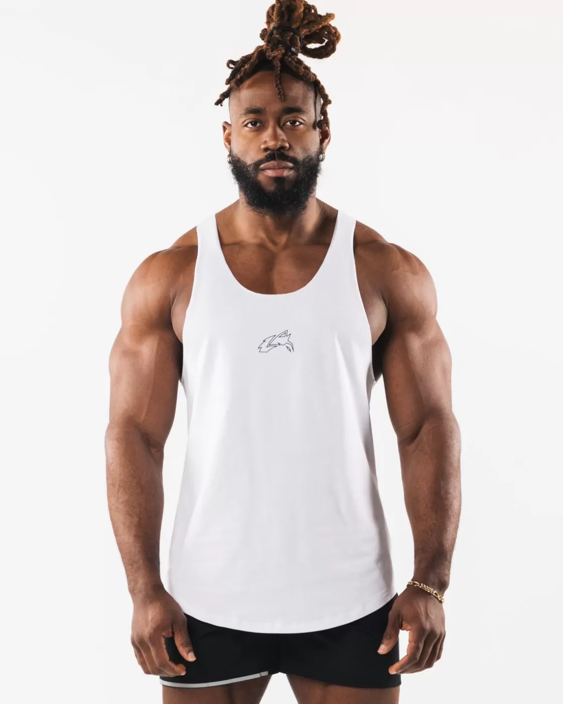 Cheap Wolf Head Raw Cut Tank Men Tanks & Stringers