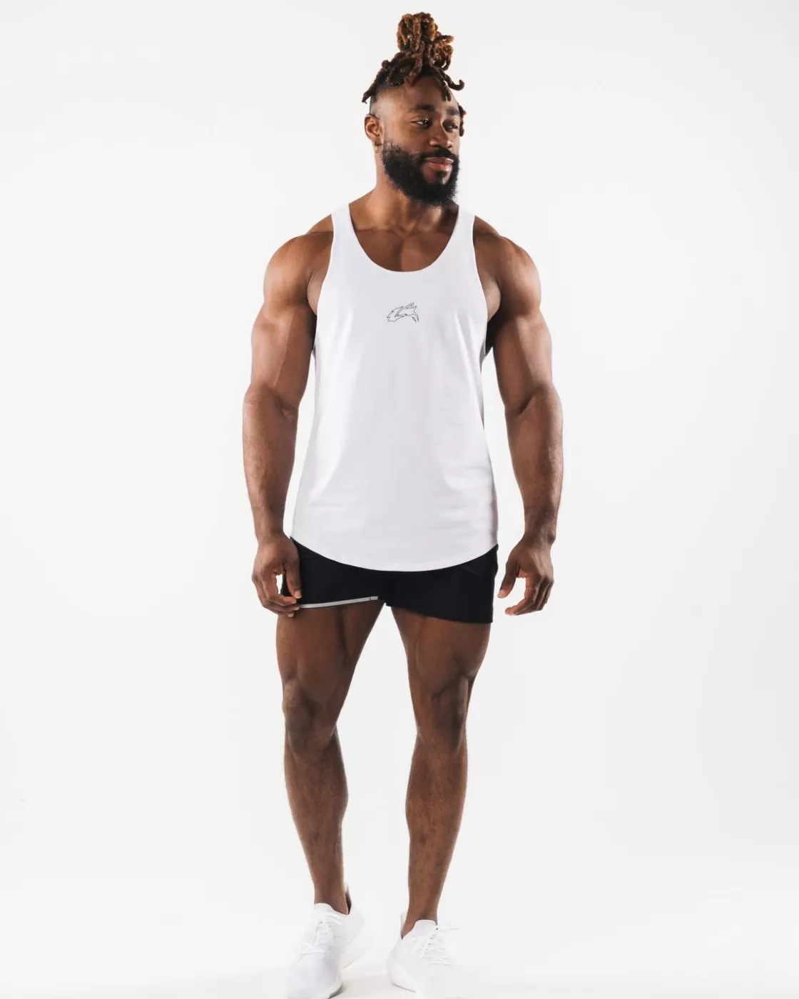 Cheap Wolf Head Raw Cut Tank Men Tanks & Stringers