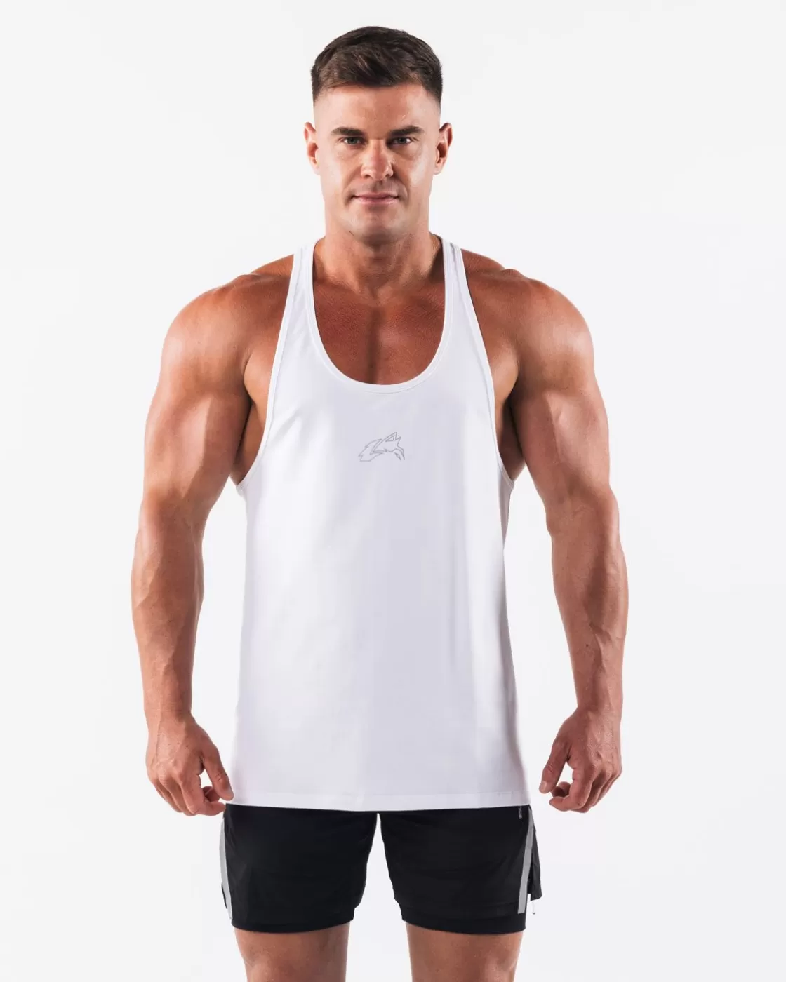 Clearance Wolf Head Stringer Men Tanks & Stringers