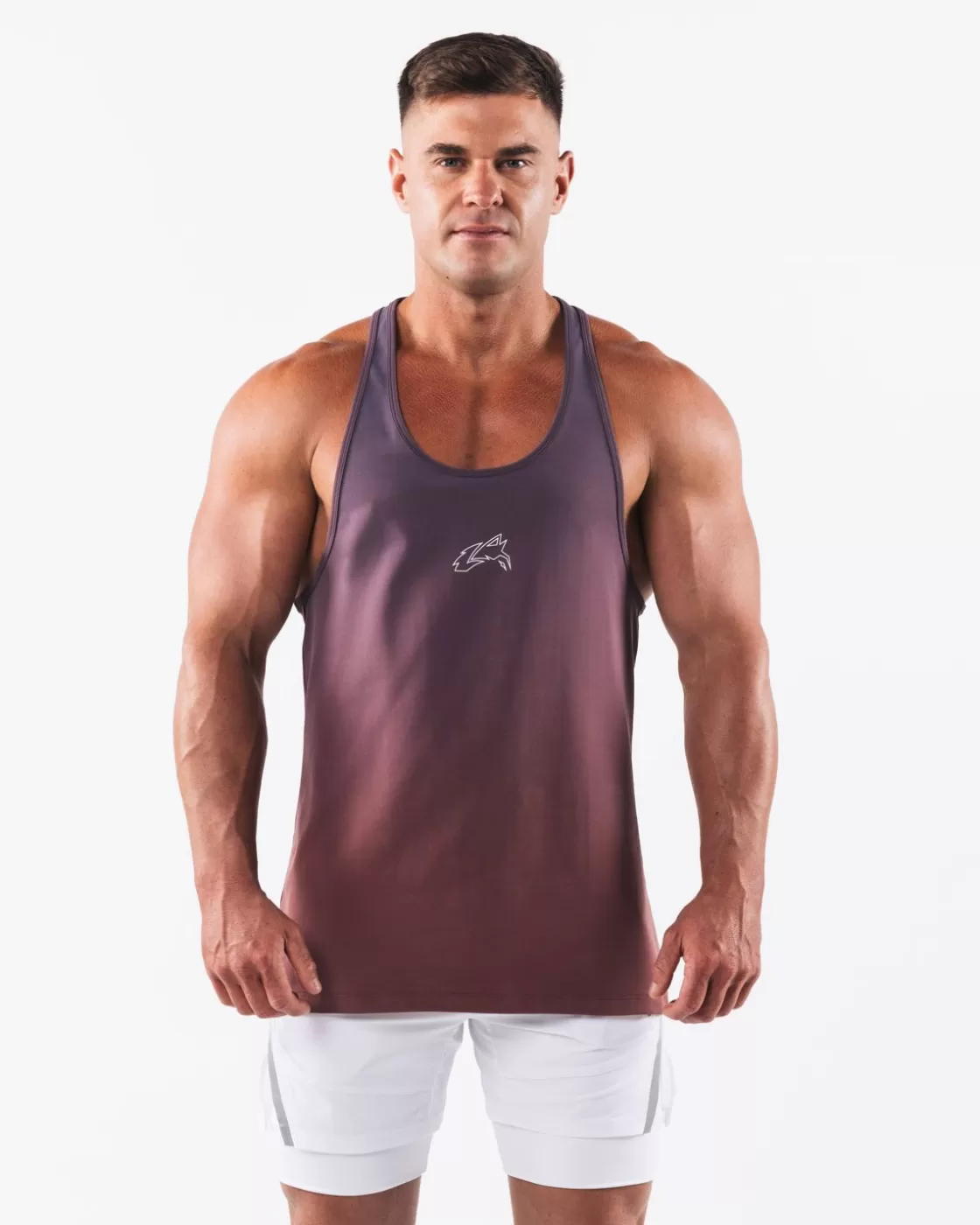 Clearance Wolf Head Stringer Men Tanks & Stringers