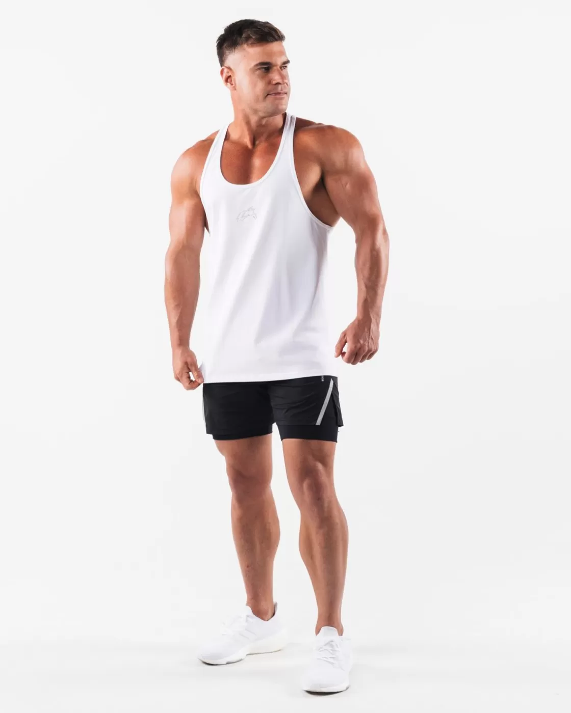 Clearance Wolf Head Stringer Men Tanks & Stringers